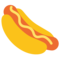 Hot Dog emoji on Google